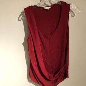 Blousy sleeveless top